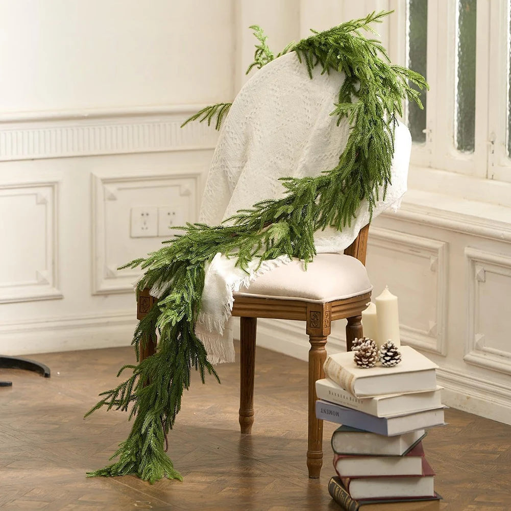 Norfolk Pine Garland – Real Touch, 6ft